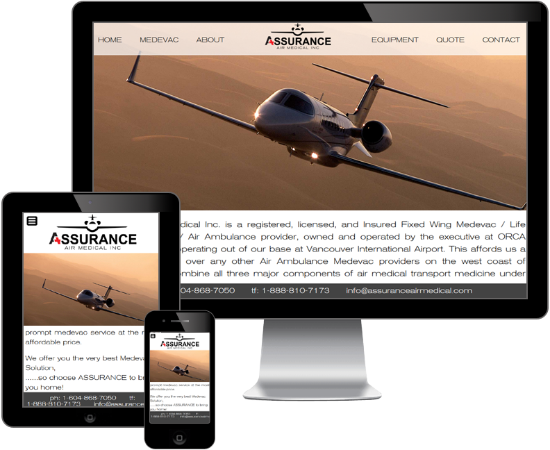 Assurance Air Medical Inc website