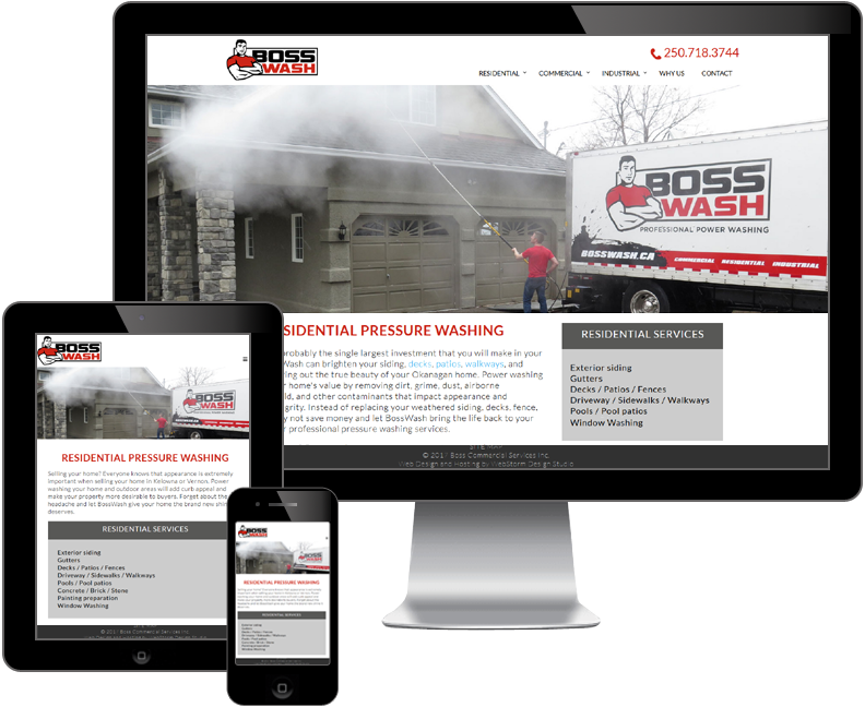Boss Commercial Services website