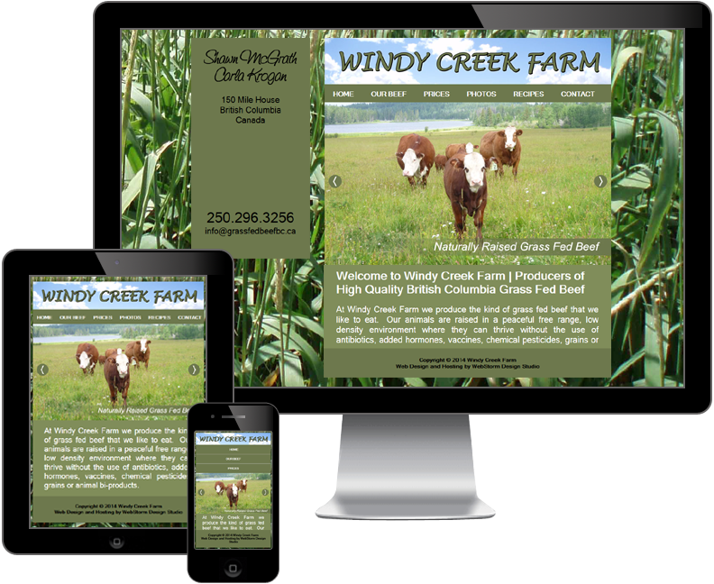 windy creek farm website
