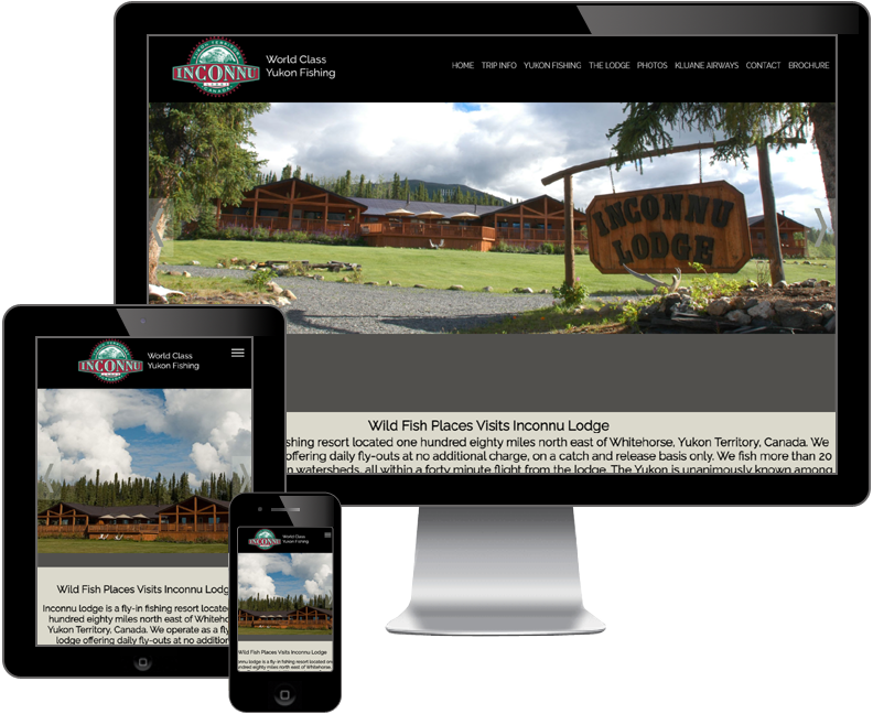 Inconnu Lodge website