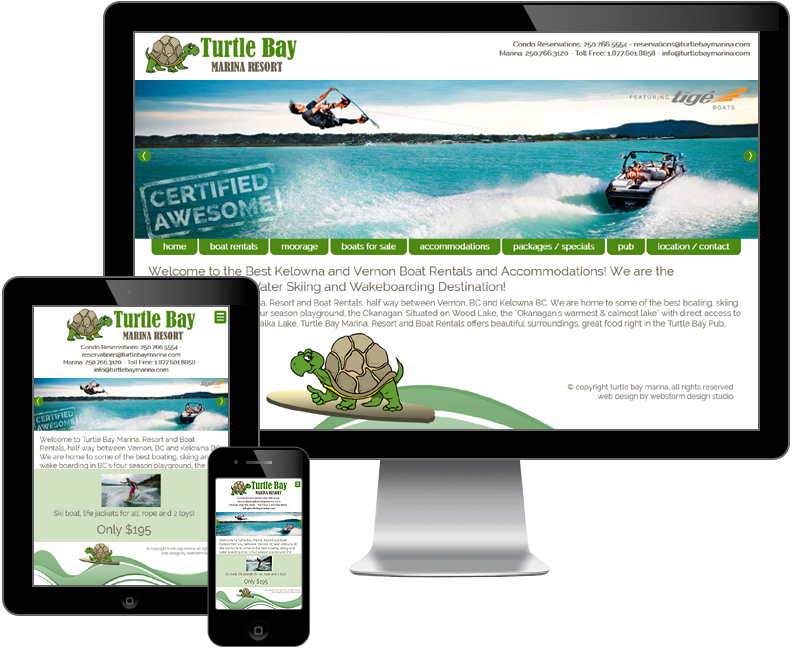 Turtle Bay Marina Resort website