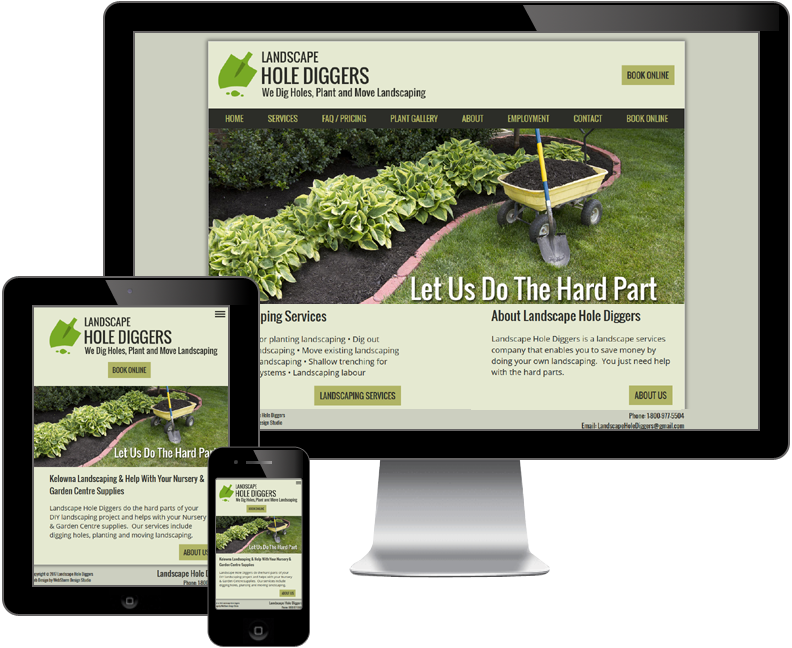 Landscape Hole Diggers website