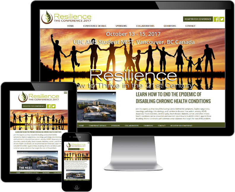 Resilience Conference website