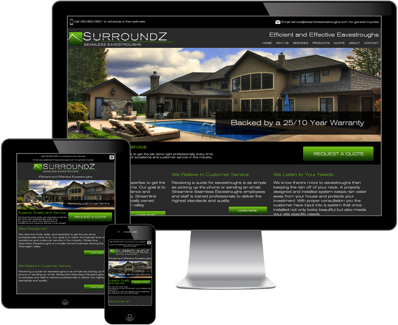 Surroundz Seamless Eavestroughs
