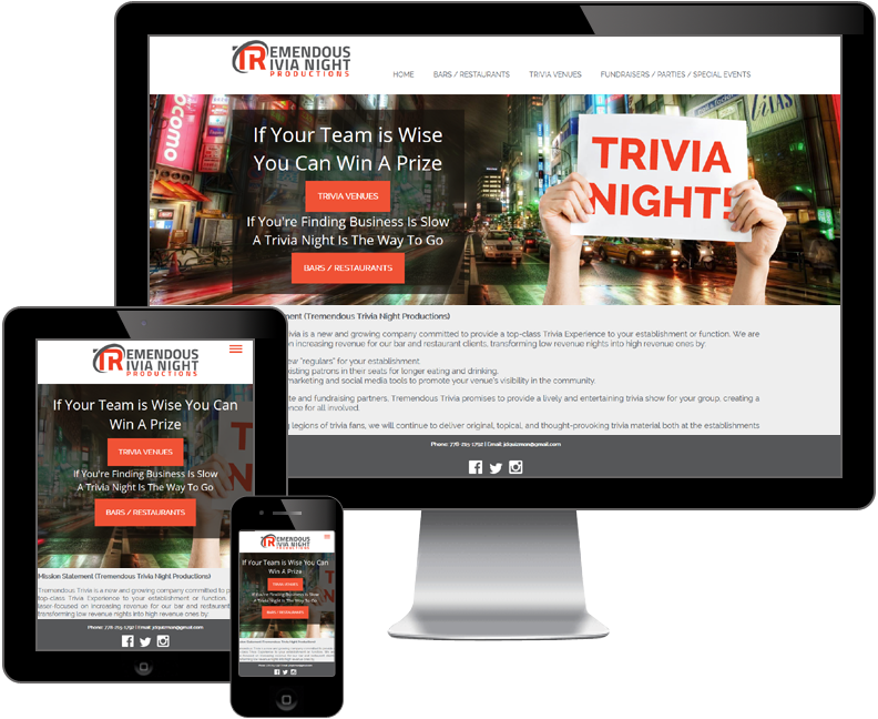 Tremendous Trivia Productions website
