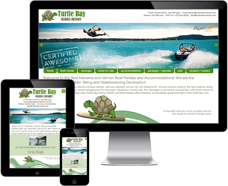 turtle bay marina resort website