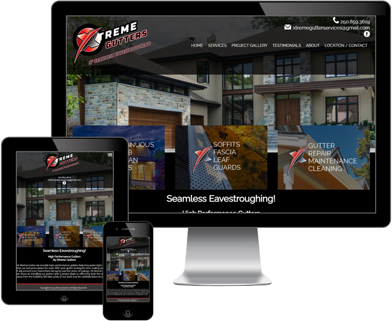 Xtreme Gutters website